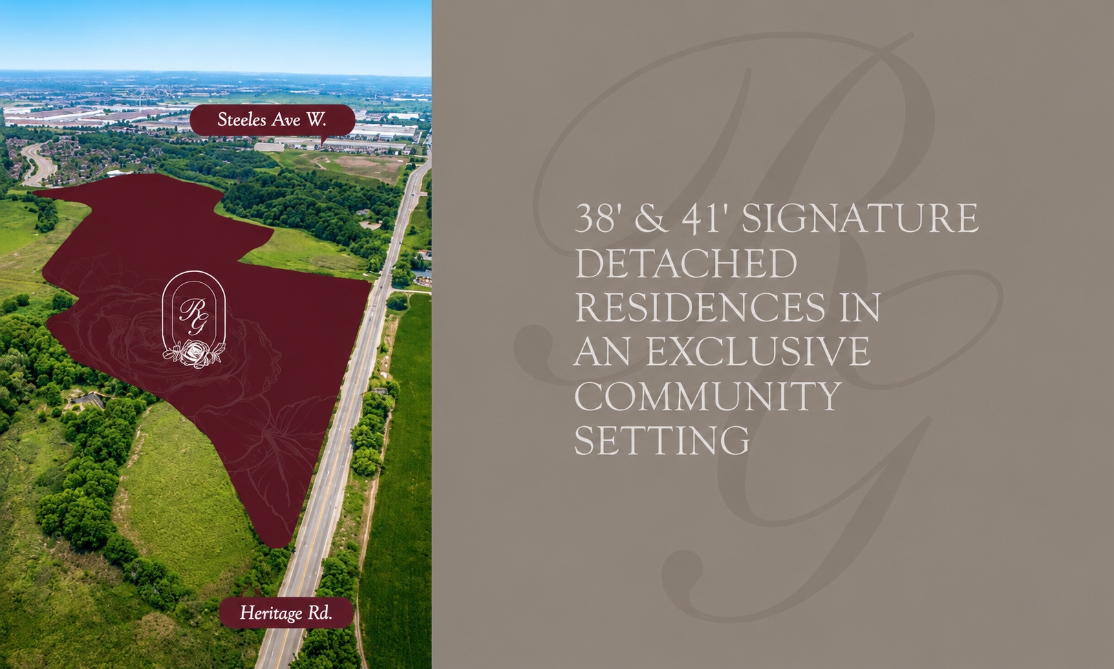 Rosemont Grove community site plan — Heritage Rd & Steeles Ave W